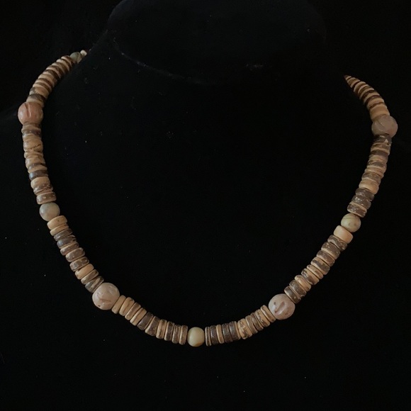 Wisps of Whimsy Other - Bone & Jasper necklace